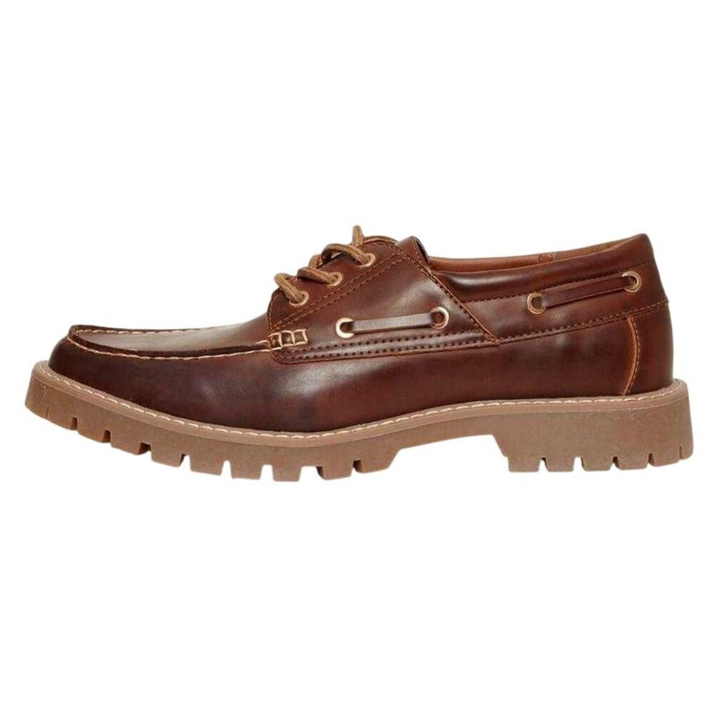 Threadbare Mens Loafers / Brown - Picture 2 of 3